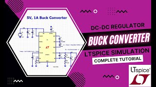 DCDC Buck Converter Circuit LTSpice Simulation Complete Tutorial [upl. by Marka]