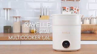 RAVELLE NEW DIGITAL MULTICOOKER 16L  PANCI LISTRIK  Panci Elektrik multifungsi [upl. by Atnovart]