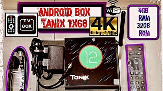 Vlog  ANDROID BOX  TANIXTX68  4GB RAM  32GB ROM  4KUHD [upl. by Notgnilra]