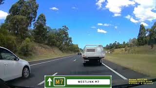 Denham Court to Wahroonga NSW Drive via M7 M2 and A28 [upl. by Cullin587]