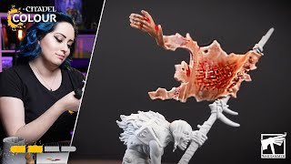 How to paint Bloody Flayed Flesh  Intermediate  Warhammer [upl. by Lleumas]