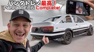 日本から届いたトヨタAE86ハチロク用貴重なパーツを付けてみた！あっちゃんも超笑顔！！RARE JDM Parts Straight from Japan For Our AE86 [upl. by Simaj]