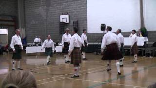 Newcastle Scottish Dancing Festival 2012 Newcastle RSCDS Men Quarries Jig [upl. by Zildjian]