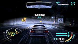 Need For Speed Carbon  Challenge Series 12  Canyon Checkpoint Gold [upl. by Ayerim]