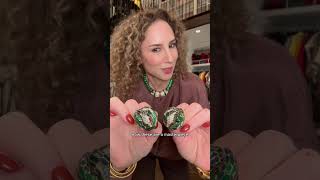 How To Style Emerald Green and Aubergine  Carla Rockmore designer december greenandred [upl. by Homovec852]