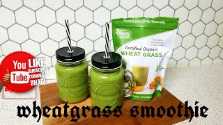 How to make Powerful Wheatgrass Smoothie Recipes [upl. by Winslow876]