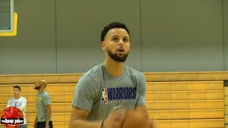 Steph Curry Shooting 3s During Workout For 1 Hour At Warriors Practice HoopJab NBA [upl. by Yanarp]