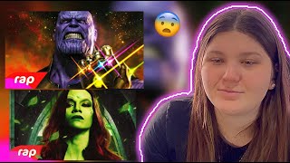 MINHA NAMORADA OUVINDO PELA A PRIMEIRA VEZ O RAP DO THANOS E RAP DA GAMORA  7 MINUTOZ 🔥 [upl. by Anujra641]