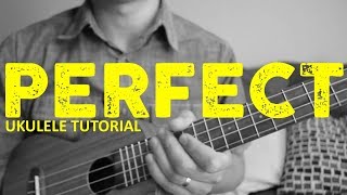 Perfect  Ed Sheeran  EASY Ukulele Tutorial  Chords  How To Play [upl. by Derreg]