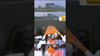 Paul Di Resta vs Michael Schumacher Korean GP 2012 formula1 koreangp michaelschumacher [upl. by Arimahs]