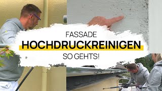 FASSADE REINIGEN  So macht es der PROFI [upl. by Aihcropal310]