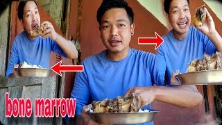 How to eat bone marrow4K celebratethankyou fmly🙏❤️ [upl. by Heng]