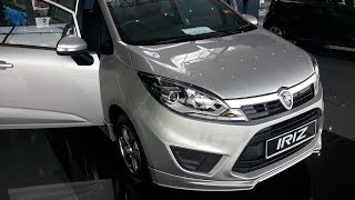 The New 2014 Proton Iriz 16 VVT Premium Launched Interior Exterior Walk Around [upl. by Aekan]