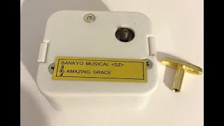 Sankyo Music Box Movements plays Amazing Grace [upl. by Arze]