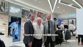 Reebok Founder Joe Foster Visits Chadstone Store [upl. by Ahseikal]