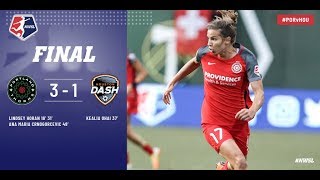 Highlights Portland Thorns FC vs Houston Dash  July 15 2018 [upl. by Yor]