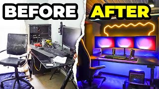 My Friend Had a MESSY Room…So I Built His DREAM Gaming Room [upl. by Benjy]