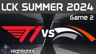 T1 vs HLE Highlights Game 2 LCK Summer 2024 T1 vs Hanwha Life by Onivia [upl. by Eessej791]