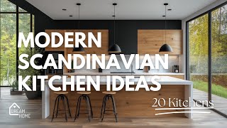 20 Scandinavian Kitchen Design Ideas  Scandinavian Style Kitchen [upl. by Oznole664]