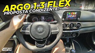 TEST DRIVE FIAT ARGO DRIVE SDESIGN 13 FLEX 2022 [upl. by Hali]