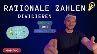 Rationale Zahlen dividieren  💪 Division ganz einfach erklärt [upl. by Yule]