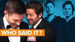 Supernatural Cast Plays WHO SAID IT [upl. by Leary]