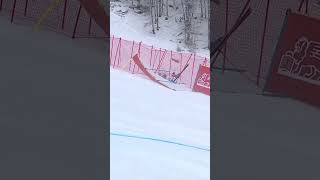 Clement Noel takes a nasty spill at Val dIsere  ski fisalpine wintersports alpineski shorts [upl. by Thorner97]