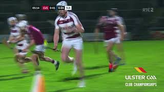 Ulster Club  Ruairí Óg Cushendall v Slaughtneil  SHC Semi Final Highlights [upl. by Emalee]