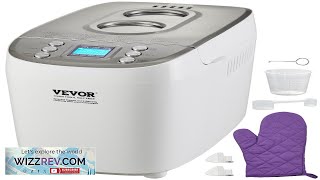 VEVOR Bread Maker 15in1 3LB Dough Machine Nonstick Ceramic Pan Automatic Breadmaker Review [upl. by Ahsonek]