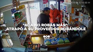 quotAcá NO ROBÁS MÁSquot ATRAPÓ a su proveedor robándole  TELEFE NOTICIAS [upl. by Ramsay]