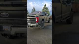 Deleted 67 powerstroke 2019 F250 cold start 200 HP tune [upl. by Ylek]