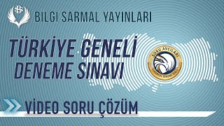 Bilgi Sarmal Türkiye Geneli Deneme Sınavı 3  AYT  BİYOLOJİ [upl. by Sherurd]