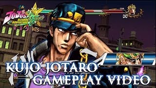 JoJos Bizarre Adventure AllStar Battle  PS3  Jotaro Kujo Gameplay Combo Trailer [upl. by Ahsienom12]