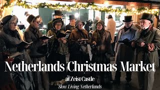 Netherlands Christmas Market 2023 at Zeist Castle 4k [upl. by Muslim265]