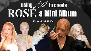 using Ai to create ROSÉ a Mini Album  DASHED [upl. by Gilchrist]