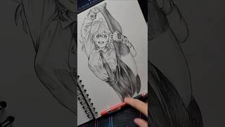 Draw Kagakure drawing mangadraw anime howtodraw shorts art mangaart [upl. by Tiebold622]