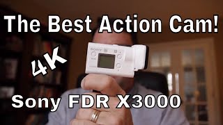 Sony FDR X3000 4K Cam  Perfect for youtube vlogging [upl. by Ruddie]