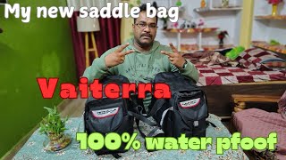 My new ViaTerra leh saddle bag for bike 100 waterproof saddle bag  Feature videoSKJMP07Rider [upl. by Dimitry503]