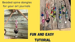 DIY Beaded Spine Dangles A Fun and Easy Tutorial [upl. by Dahij]