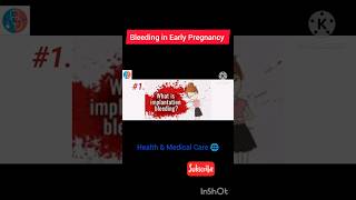 Bleeding in Early Pregnancy pregnancy bleeding firsttrimester placentaprevia baby viral yt [upl. by Rasla]