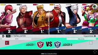 KOF XV Liga pichones TNLUNA vs CDMKater [upl. by Eph131]