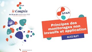 Principes des monitorages non invasifs et application  ABLET  SFAR [upl. by Yngiram]