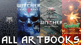 The Witcher Games  All Artbooks Collectors Editions  Dark Horse artbooks 4K [upl. by Iturhs265]