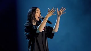 Noah Cyrus  All Falls Down Live from WE Day Seattle [upl. by Cristian729]