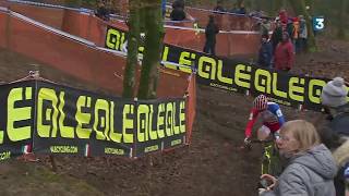 Championnats de France de cyclocross revoir la course Elite hommes [upl. by Suolhcin890]