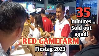 RED GAMEFARM  DAY 1 FIESTAG 2023 SMX MOA PASAY CITY [upl. by Boeke]