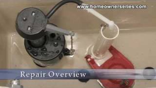 How to Fix a Toilet  Flush Valve Replacement  Part 1 of 2 [upl. by Shelagh]