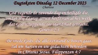 Dagteksten amp Gebed Dinsdag 12 December 2023 [upl. by Justina708]