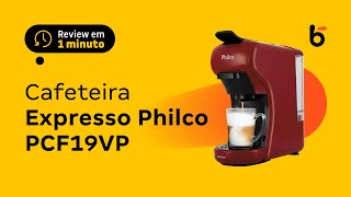 Cafeteira Expresso Philco PCF19VP  Review do Busca [upl. by Ahcsas]