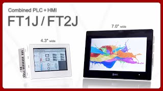 FT1JFT2J Series  PLC with Operator Interface [upl. by Auqenehs]